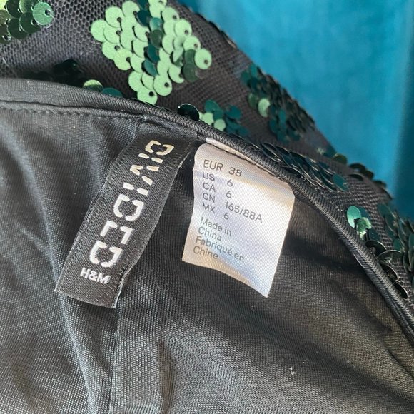 H&M Divided Sequined Party Sheath Dress - Picture 7 of 7